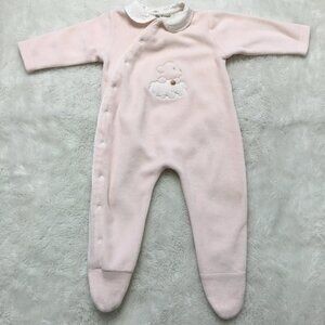 Pili Carrera Baby Girl Pink Footsie One Piece Pajama Size 3 Months